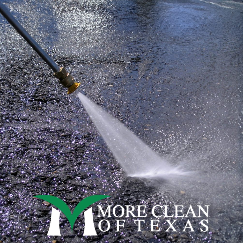 Shopping Center Upgrade with Power Washing in DFW