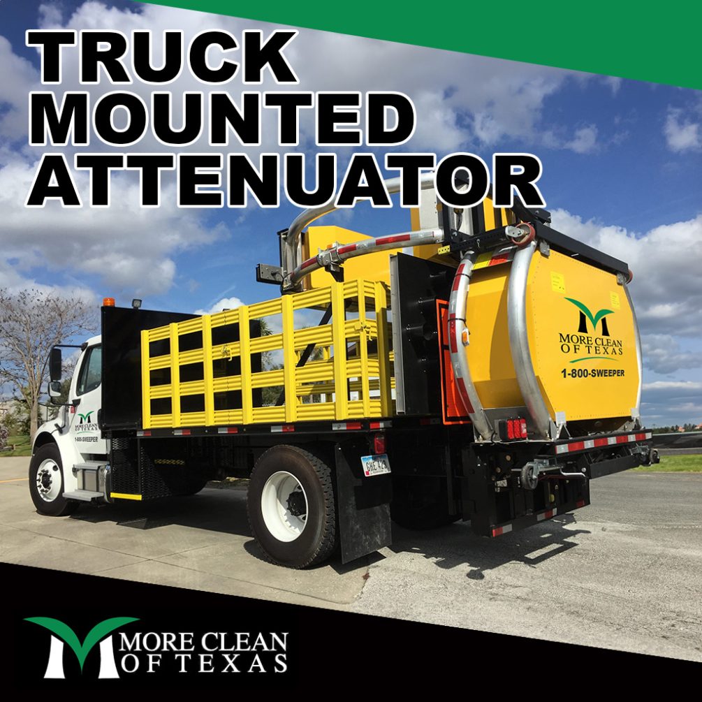 Traffic Safety with Truck Mounted Attenuator in Abilene